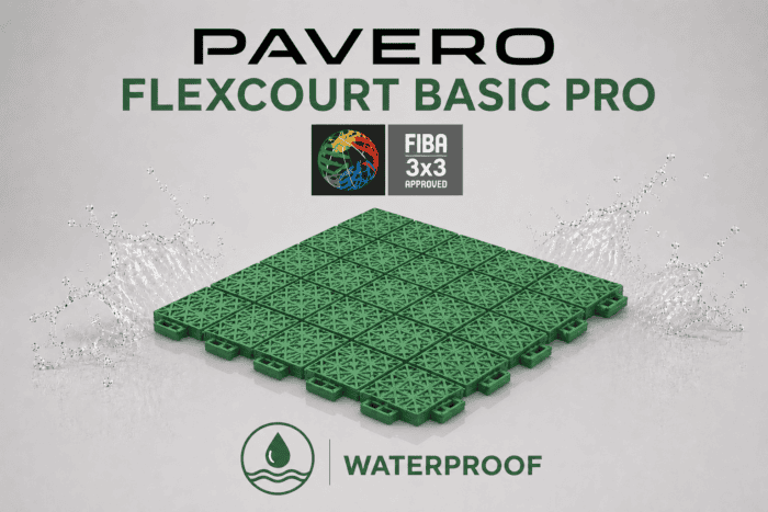 Pardoseală modulară multisport Pavero FlexCourt BasicPro