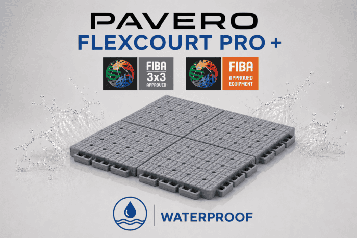 Pardoseală modulară sportivă premium Pavero FlexCourt Pro Plus