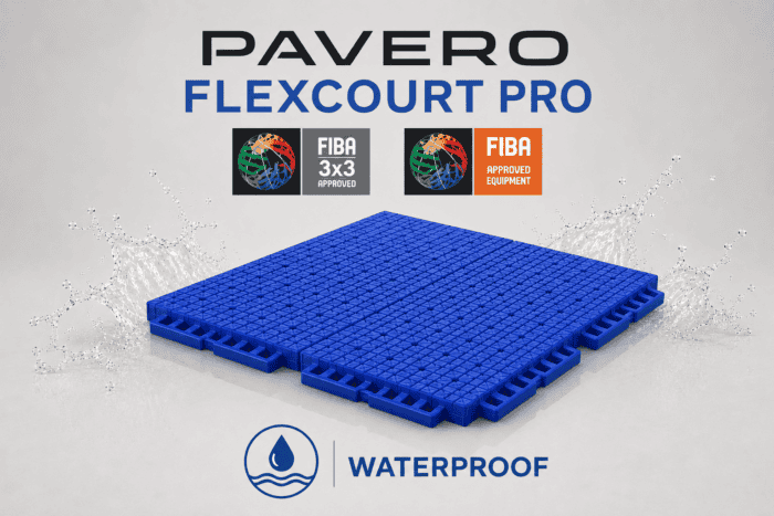 Pardoseală modulară profesională Pavero FlexCourt Pro