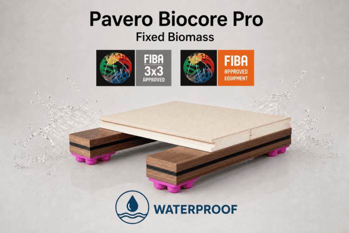 Pardoseală sportivă profesională Pavero BioCore Pro